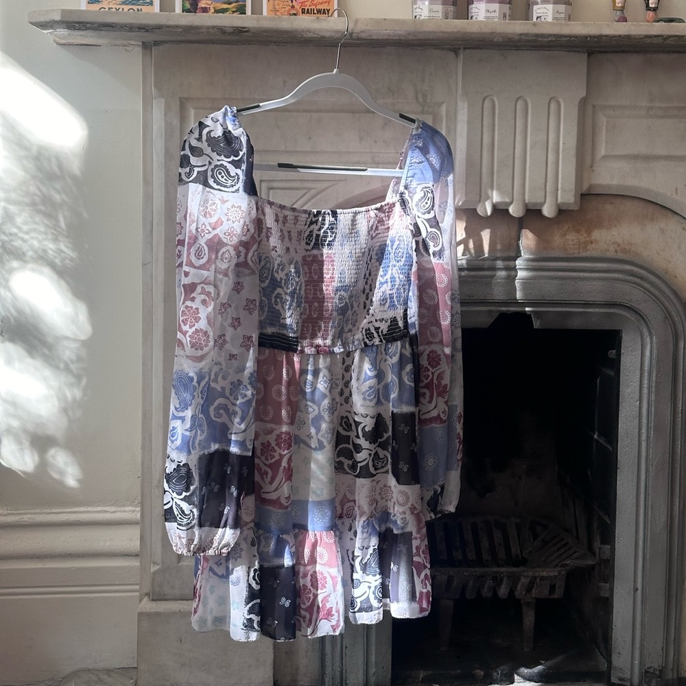 ARITZIA WILFRED TEMPEST DRESS PAISLEY NWOT